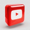 Logo do Youtube em 3D